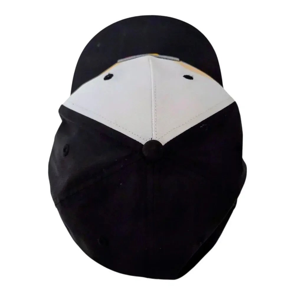 New Era Pittsburgh Steelers Cap Unisex White Black Embroidered NFL Snapback Hat